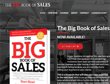 Tablet Screenshot of bigbookofsales.com